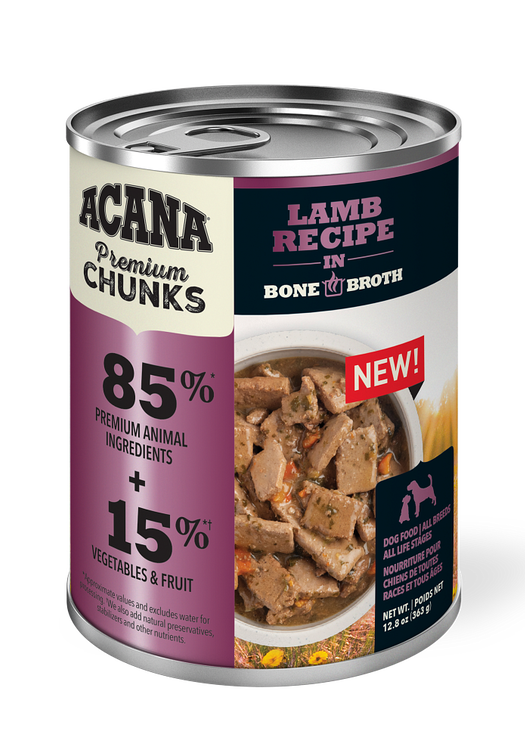 Premium Chunks, Lamb Recipe in Bone Broth